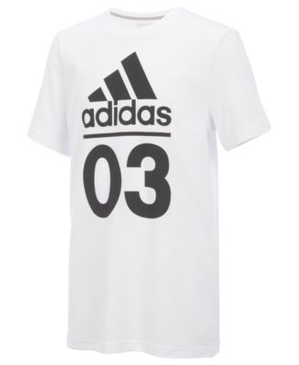 adidas 03-Print Cotton T-Shirt, Big Boys \u0026 Reviews - Shirts \u0026 Tops - Kids -  Macy's