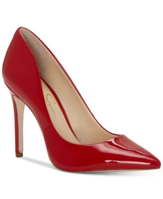 jessica simpson red patent leather pumps