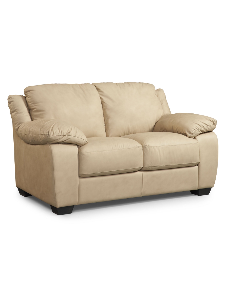 Blair Leather Loveseat, 63W x 38D x 36H   furniture