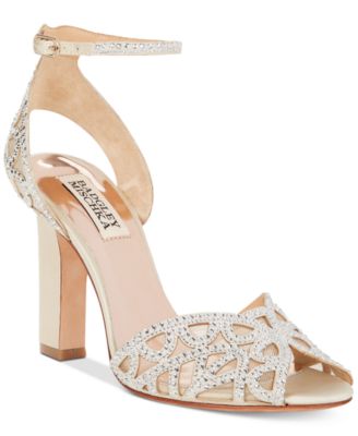 badgley mischka hart crystal embellished sandal