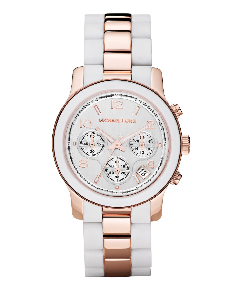 ESQ Movado Watch, Womens Swiss Fusion White TR90 and Rose Gold Ion