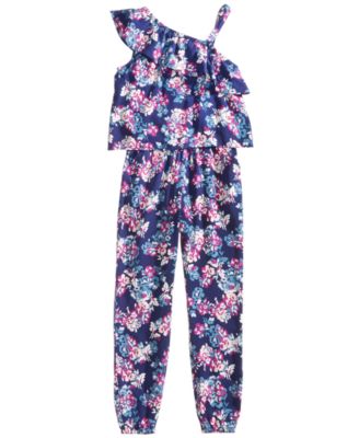 macy's purple jumpsuit