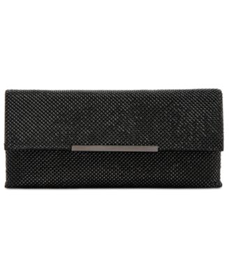 Клатч из блестящей сетки I.N.C. International Concepts, эксклюзивно представленный в Macy's black
