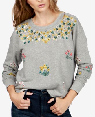 lucky brand floral hoodie