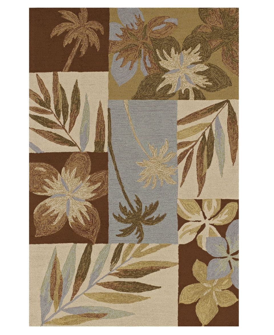 Dalyn Area Rug, Indoor/Outdoor Terrace TE12 Chocolate 9 x 13