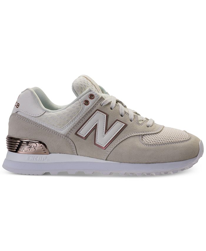 New Balance Women's 574 Rose Gold Casual Sneakers from Finish Line & Reviews - Finish Line Women 