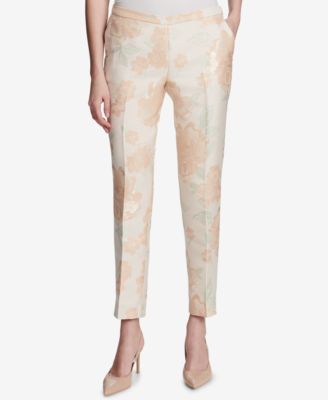 calvin klein floral pants