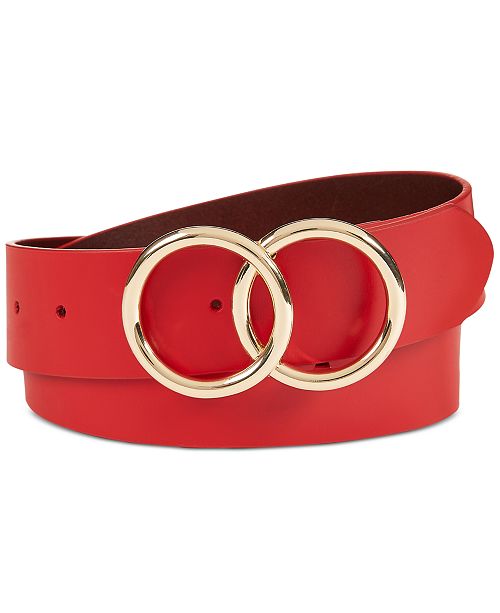 Inc International Concepts Inc Double Circle Belt Created For Macy S Reviews Handbags Accessories Macy S