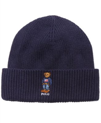 polo hat with bear