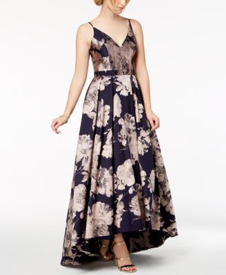 floral brocade dress