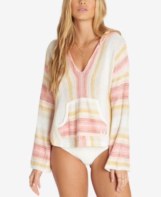 striped beach hoodie