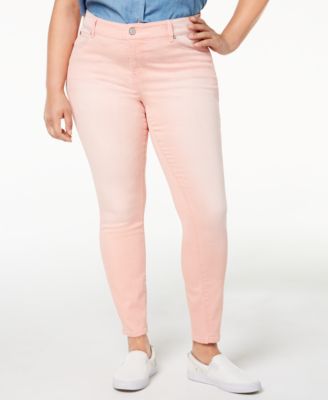 macy's celebrity pink plus size jeans