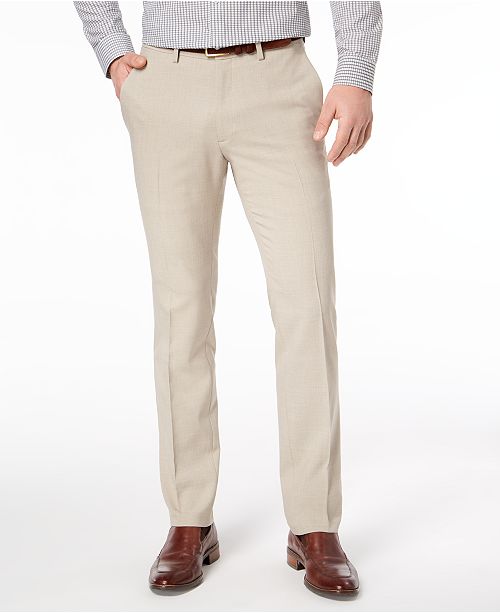Kenneth Cole Reaction Men S Slim Fit Stretch Dress Pants Reviews Pants Men Macy S
