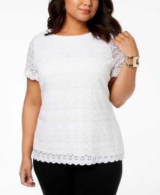 macys plus size shirts