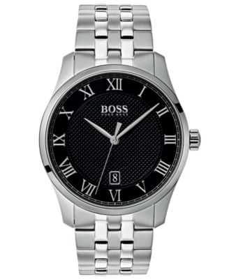 hugo boss all stainless steel watch