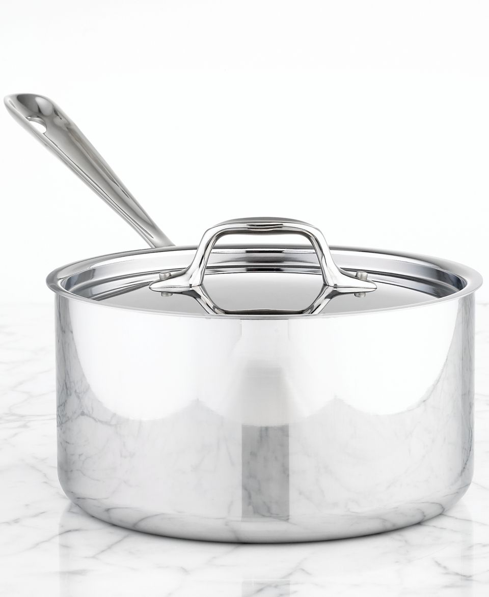 All Clad Stainless Steel Saucepan, 3.5 Qt.   Cookware   Kitchen   