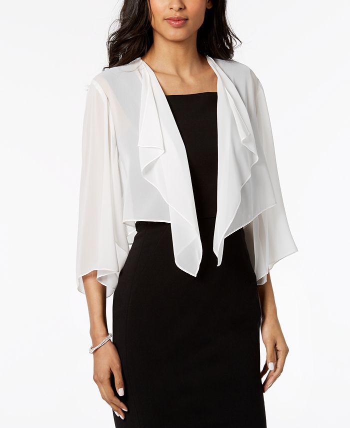 alex evenings chiffon cover up
