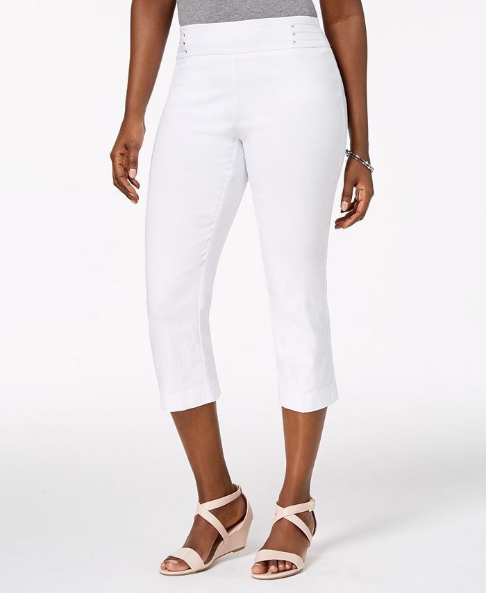 JM Collection Embellished PullOn Capri Pants, Created for Macy's & Reviews Pants & Capris