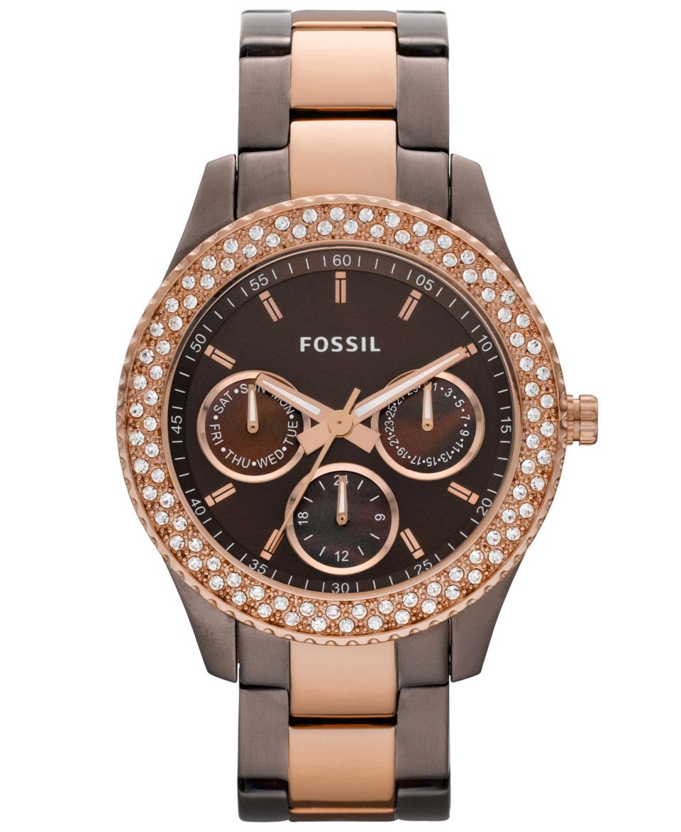 Fossil Watch, Womens Stella Tortoise Resin Bracelet 37mm ES2795   All