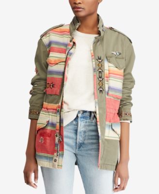 cotton twill field jacket ralph lauren