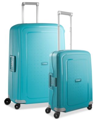 samsonite turquoise suitcase