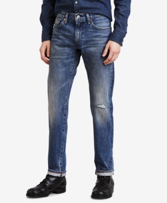 Slim Fit Selvedge Warp Stretch Jeans \u0026 