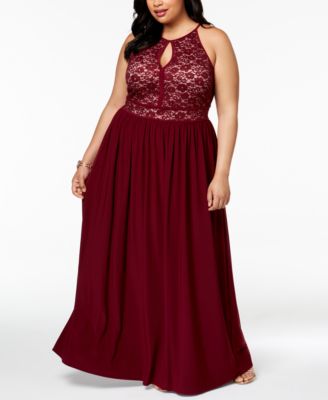 macys evening gowns plus size