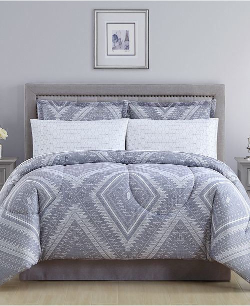 Ellison First Asia Aileen 8 Pc Queen Comforter Set Reviews Bed In A Bag Bed Bath Macy S