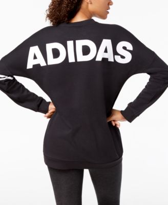 adidas logo sweatshirt women's