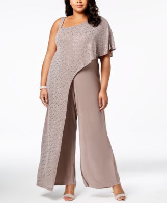 plus size cocktail jumpsuit