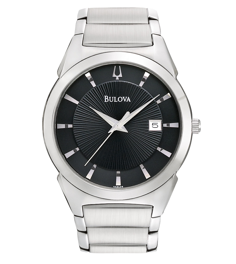 Bulova Watch, Mens Stainless Steel Bracelet 38mm 96B149   All Watches