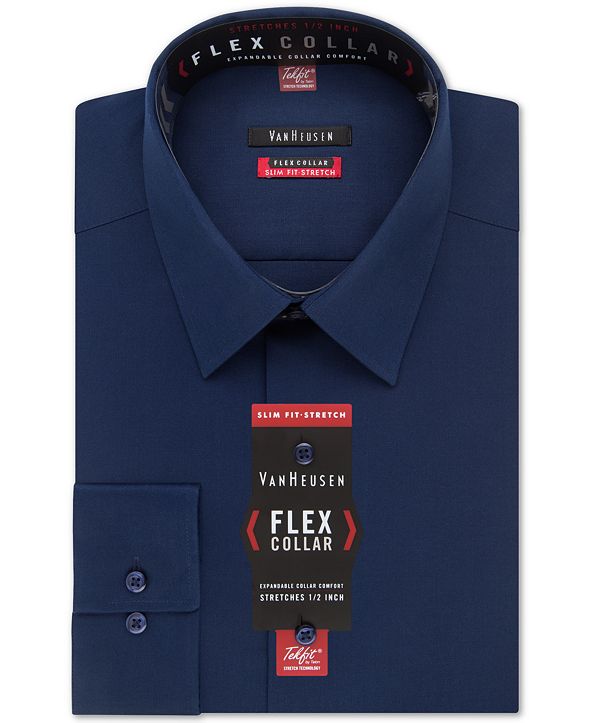 van heusen men's shirts size chart