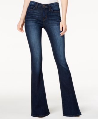 flared mid rise jeans