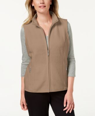 macy's karen scott fleece vest