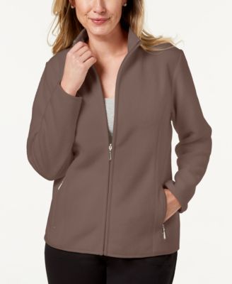 Macy's Karen Scott Petite Fleece Zip-Up Hoodie, Created for Macy's