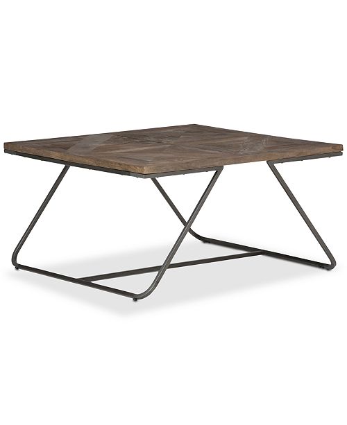 Simpli Home Closeout Ganim Square Coffee Table Reviews Furniture Macy S