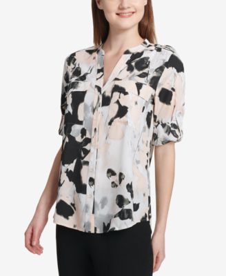 macy's calvin klein womens tops