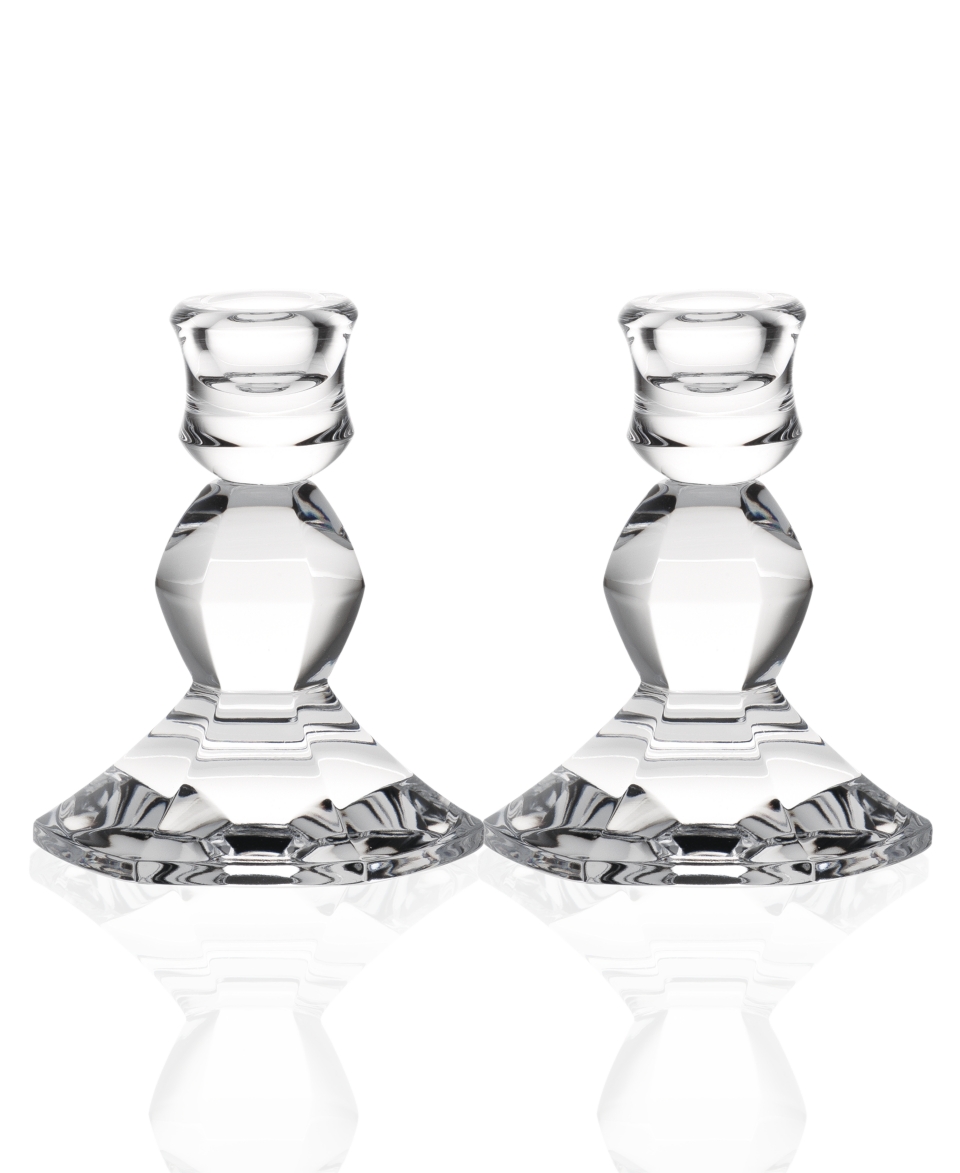 Vera Wang Wedgwood Candle Holders, Set of 2 Orient Candlesticks 4