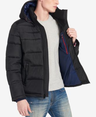 tommy hilfiger quilted jacket mens