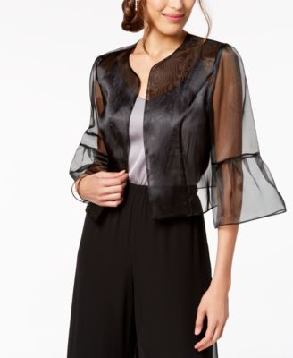 sheer evening jacket