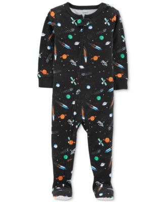 carters cotton footed pajamas