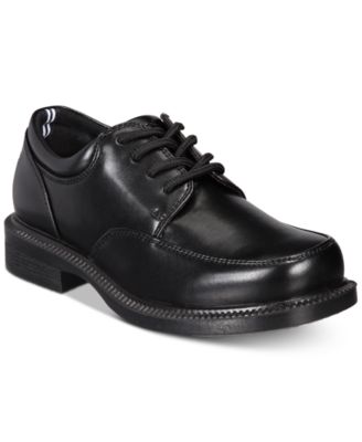 boys black lace up shoes