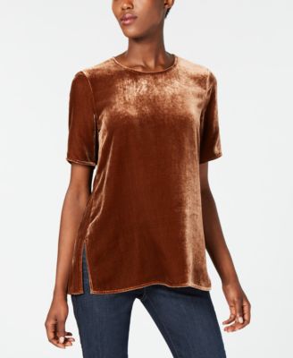 eileen fisher velvet top