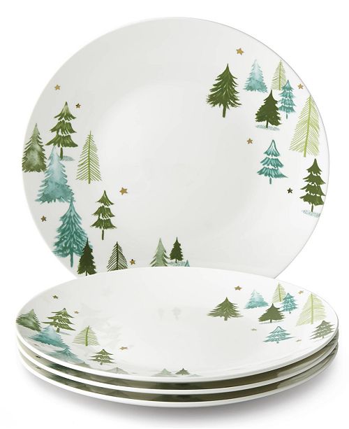 Lenox Balsam Lane 4 Piece Dinner Plate Set Reviews Home Macy S