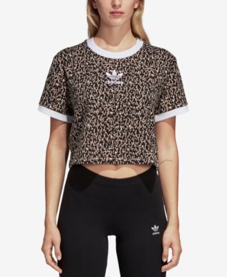 adidas Leoflage Printed Cropped T-Shirt 