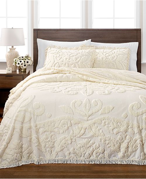 Martha Stewart Collection Closeout Chenille Medallion Queen Bedspread Created For Macy S Reviews Quilts Bedspreads Bed Bath Macy S