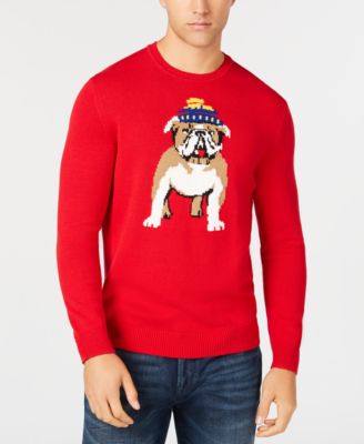 club room bulldog sweater