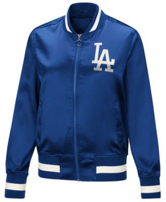 dodgers women's satin jacket