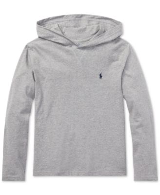 hooded cotton shirt