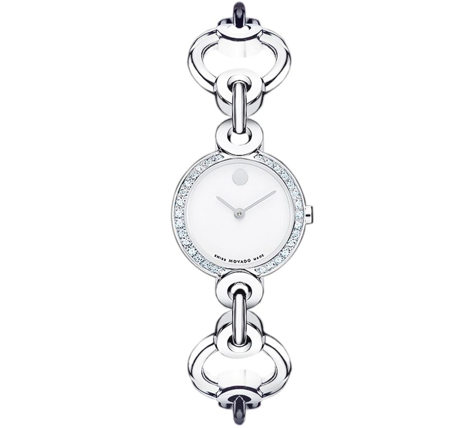 Movado Watch, Womens Swiss Circlo Diamond (1/5 ct. t.w.) Stainless